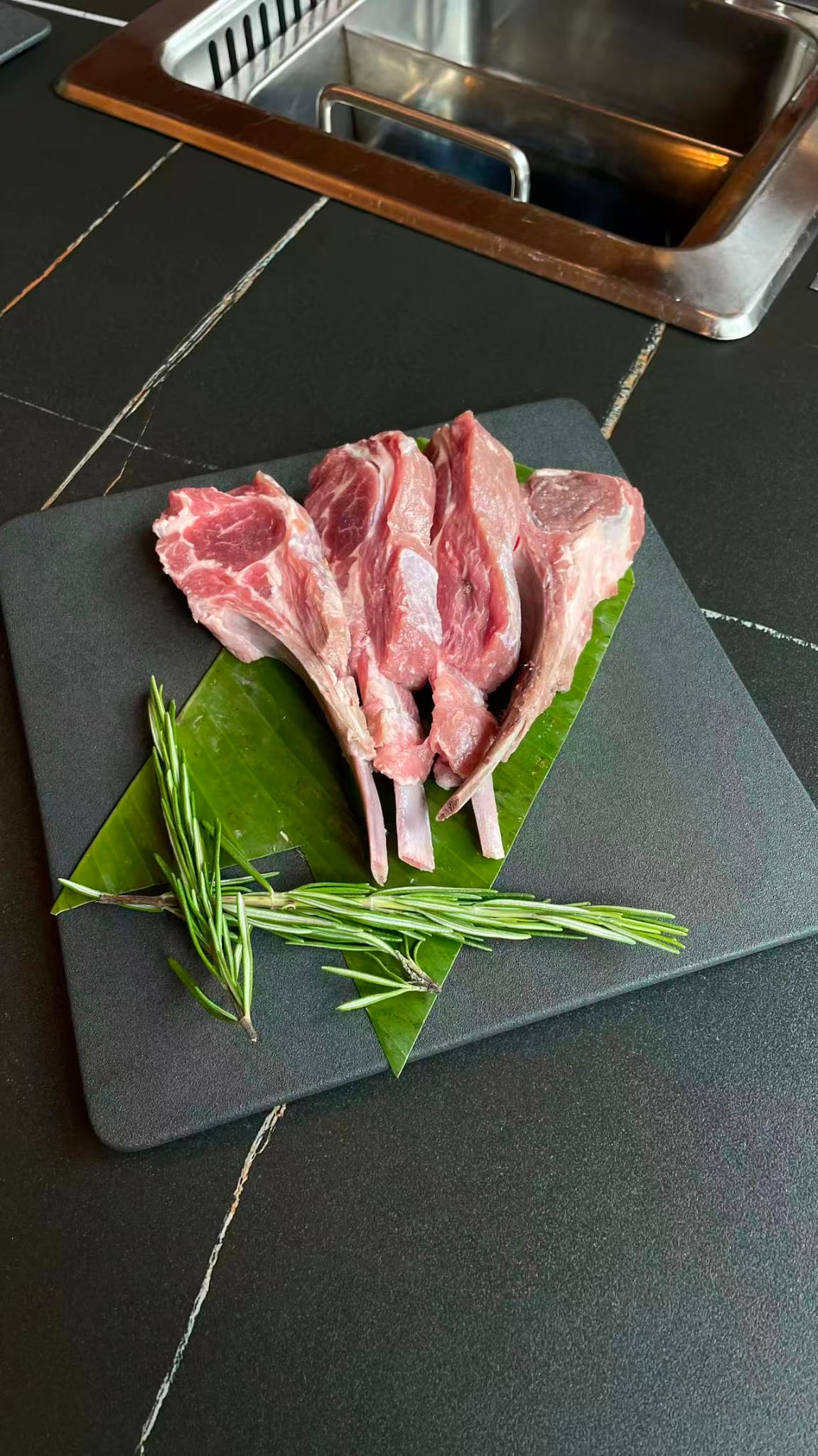 Grilled lamb chops